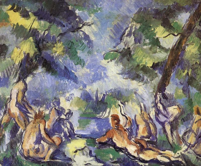 Paul Cezanne Bath nine women who